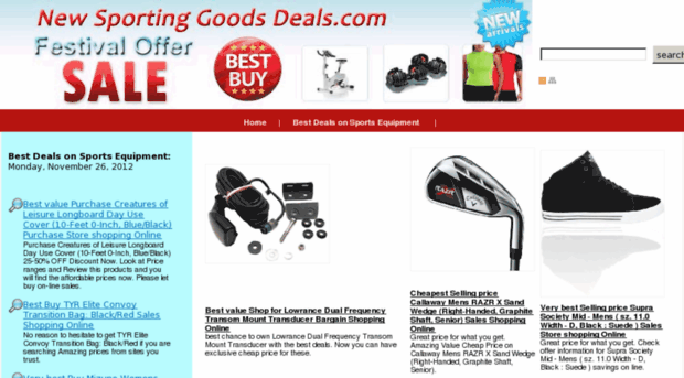 newsportinggoodsdeals.com