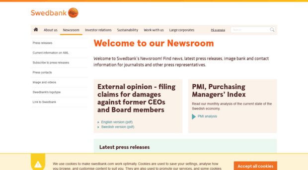 newsroom.swedbank.com