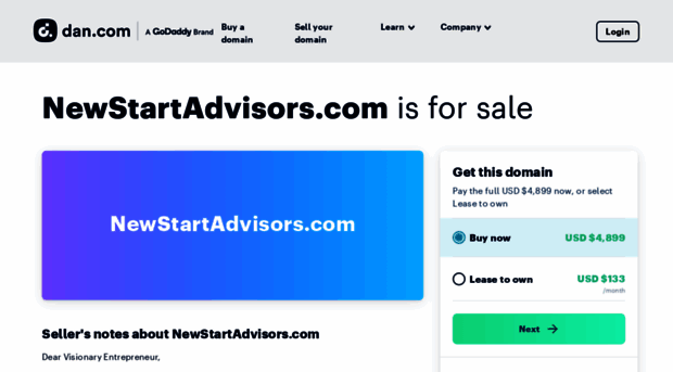 newstartadvisors.com