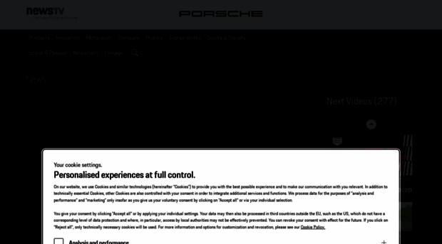 newstv.porsche.com