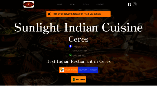 newsunlightindiancuisine.com