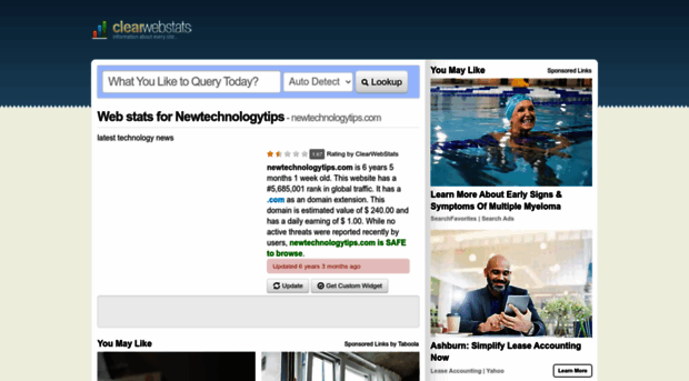 newtechnologytips.com.clearwebstats.com