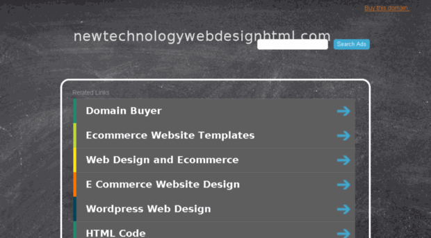 newtechnologywebdesignhtml.com