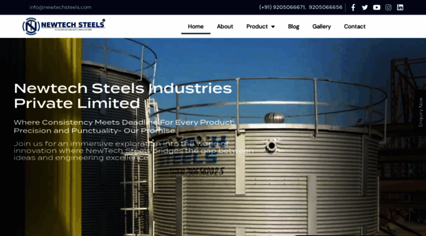 newtechsteels.com