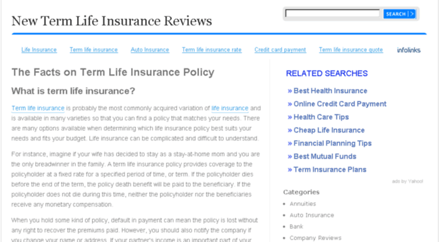 newtermlifeinsurance.net