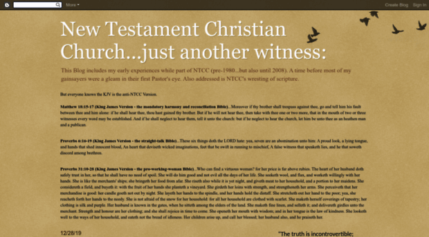 newtestamentchristianchurchdebswtnss.blogspot.com