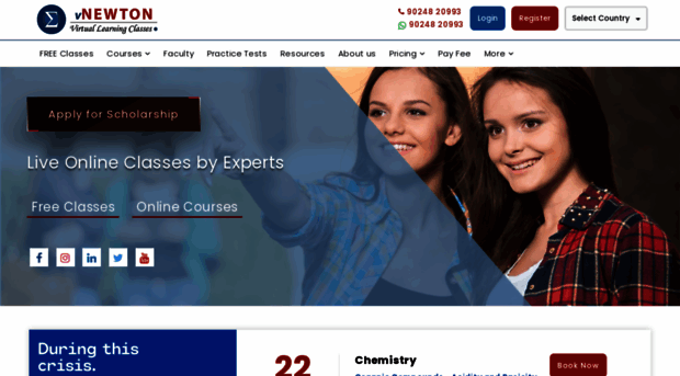 newtonclassesindia.com