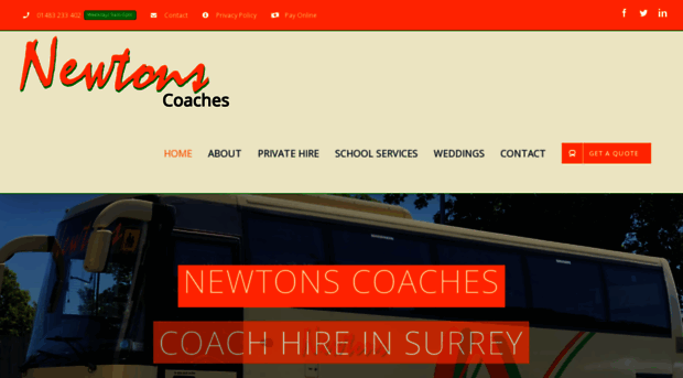 newtonscoaches.com