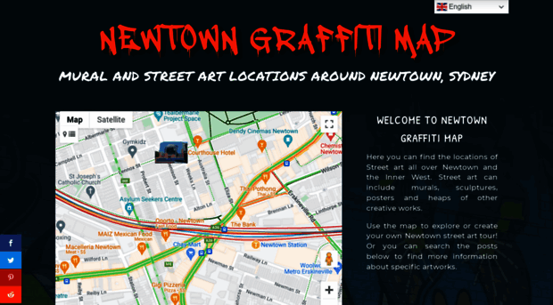 newtowngraffitimap.com