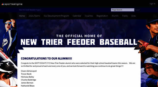 newtrierfeederbaseball.com