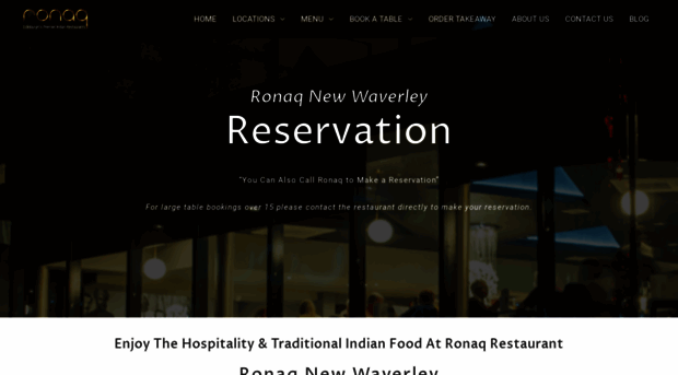 newwaverley.ronaqrestaurant.co.uk