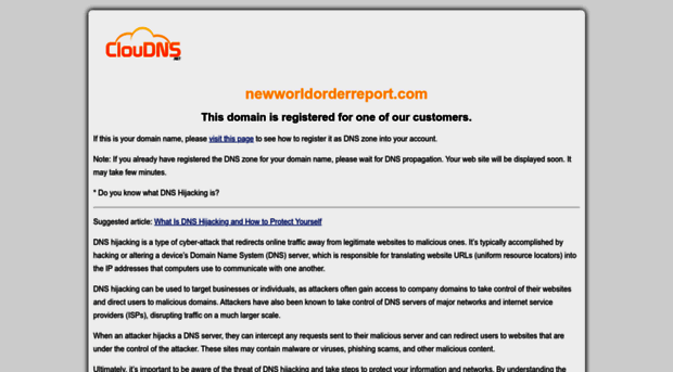 newworldorderreport.com