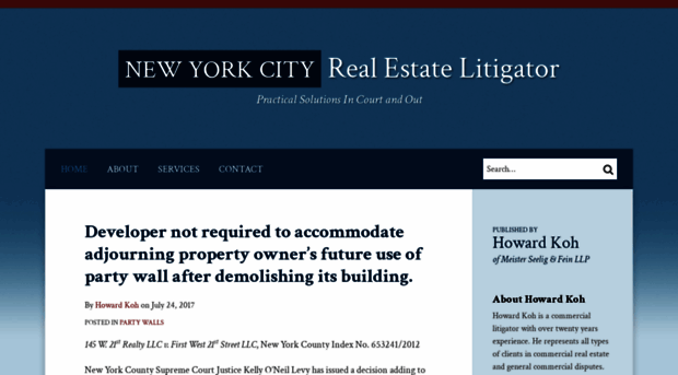 newyorkcityrealestatelitigator.com