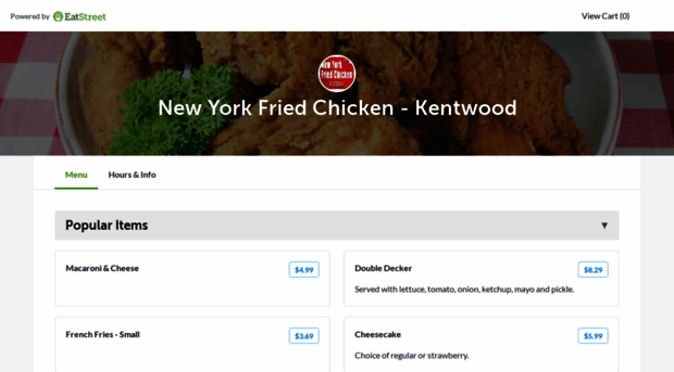 newyorkfriedchickenkentwood.com