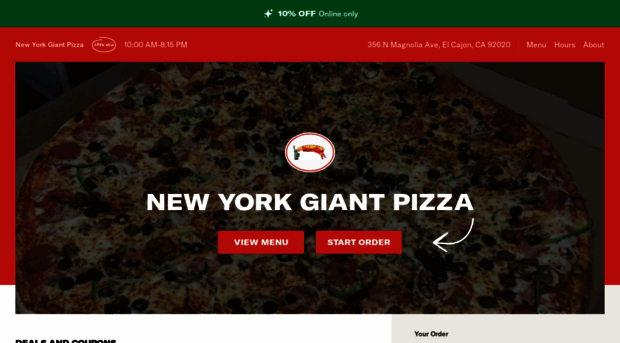 newyorkgiantpizzaelcajon.com