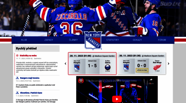 newyorkrangers.cz