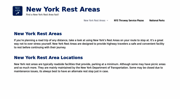 newyorkrestareas.com