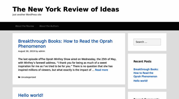 newyorkreviewofideas.com