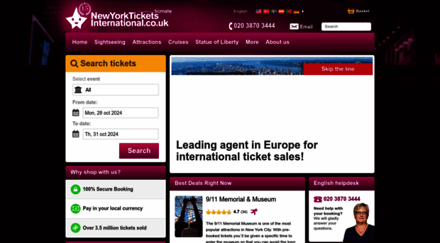 newyorkticketsinternational.co.uk