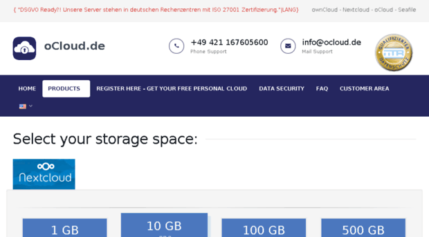 next.ocloud.de