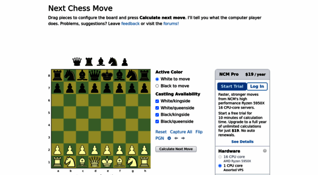 nextchessmove.com - Next Chess Move: The strongest - Next Chess