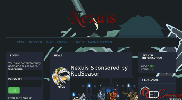 nexuis.redseason.net