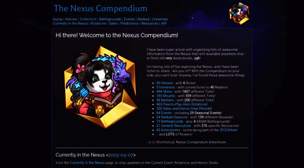 nexuscompendium.com