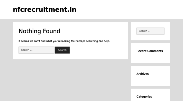 nfcrecruitment.in