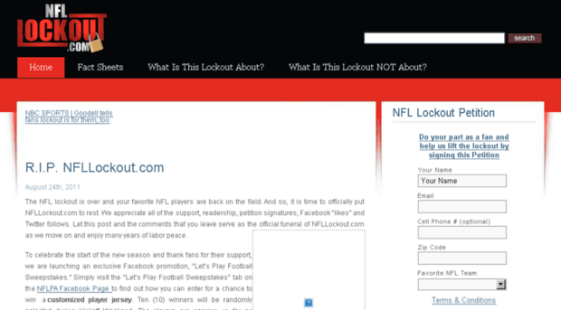 nfllockout.com