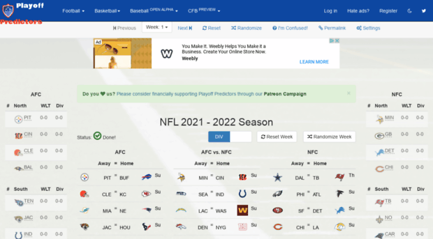 nflplayoffpredictor.com