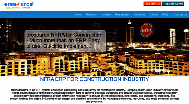 nfra.eresourceerp.com