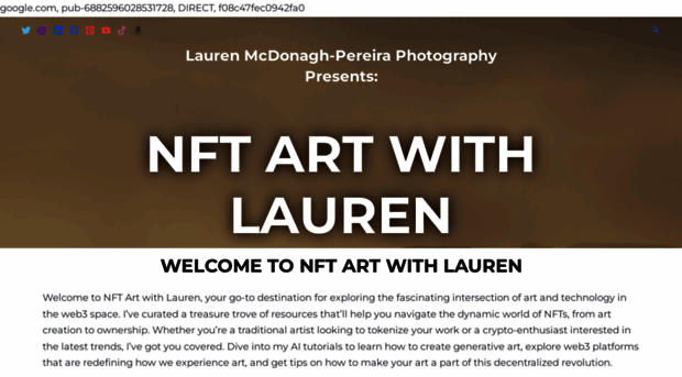 nftartwithlauren.com