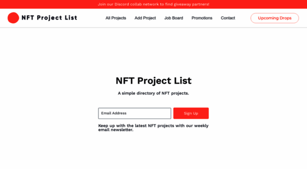 nftprojectlist.com