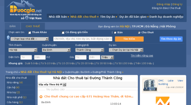 nhadatchothuethanhcongbadinh.duocgia.net