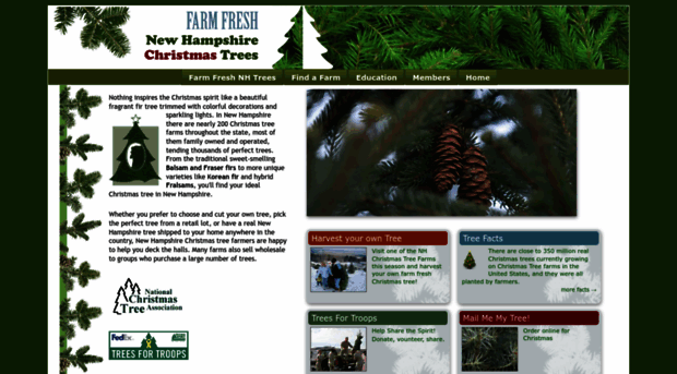 nhchristmastrees.com