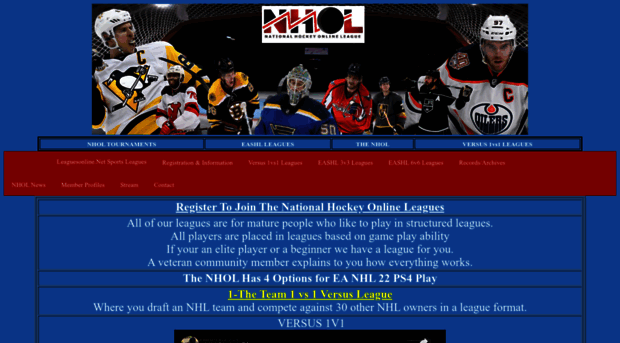 nhol.leaguesonline.net