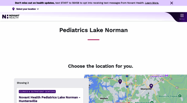 nhpediatricslakenorman.org