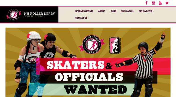 nhrollerderby.com