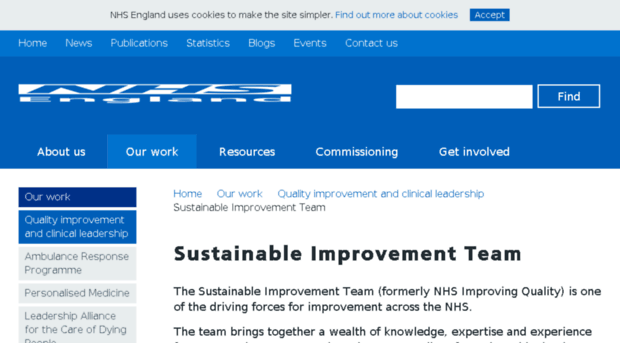 nhsiq.nhs.uk