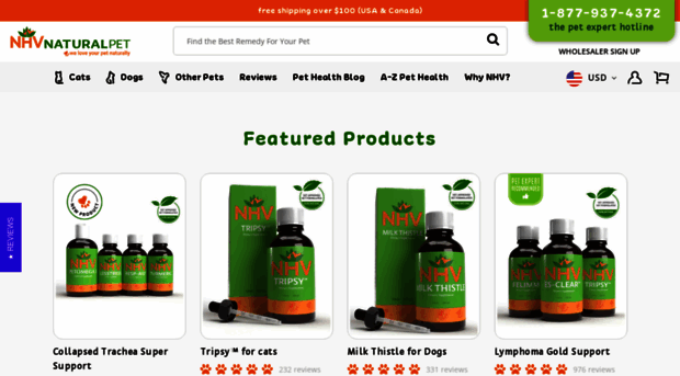 nhvnaturalpetproducts.com