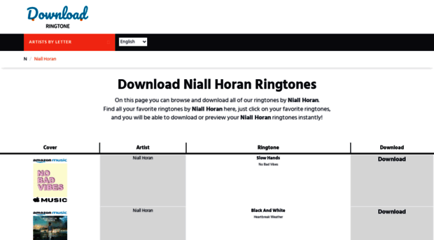 niallhoran.download-ringtone.com