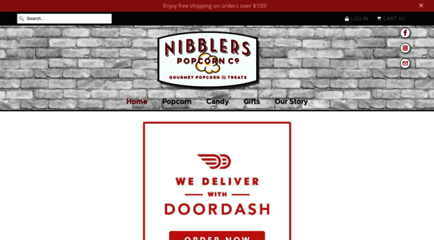 nibblerspopcorn.com