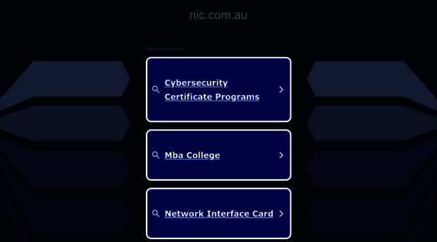 nic.com.au