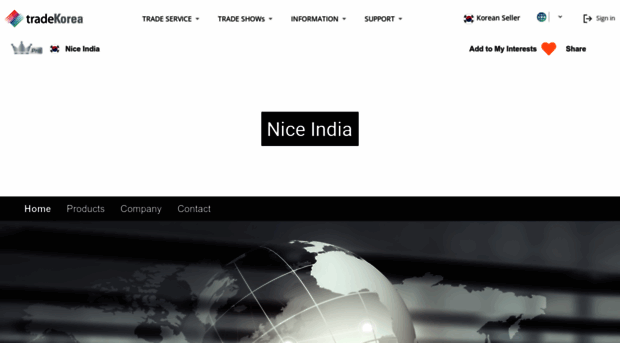 niceindia.tradekorea.com