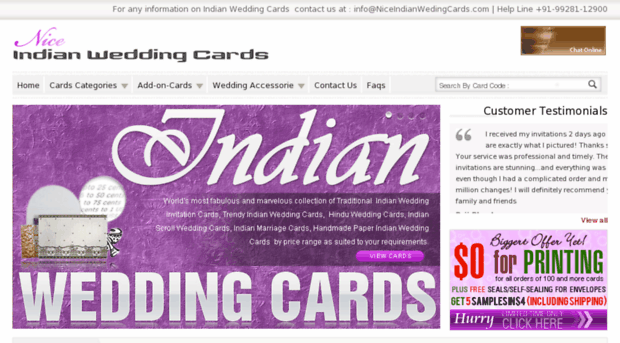 niceindianweddingcards.com