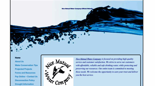 nicemutualwatercompany.info