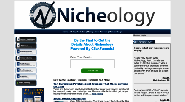 nicheology.com