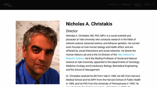 nicholaschristakis.net