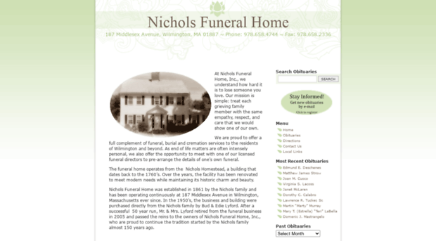 nicholsfuneralhome.com