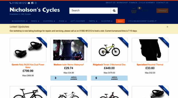 nicholsons-cycles.co.uk